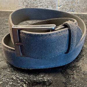 PX by Stately men’s Curators gray suede leather belt size 34